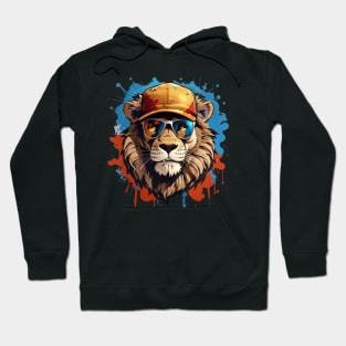 Nonchalant Gangster Lion Hoodie